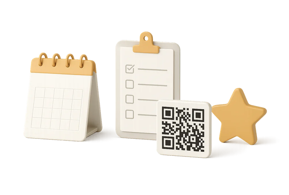 timeline of a perfect stay combining CleanClac for cleaning and StyQR for guest welcome timeline of a perfect stay combining CleanClac for cleaning and StyQR for guest welcome