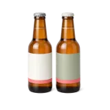 Duas garrafas de cerveja artesanal