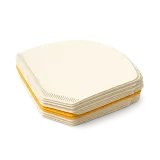 Uma pilha de filtros de café
