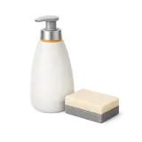 Detergente da loiça e uma esponja