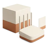 Um router wifi e o cartão de acesso