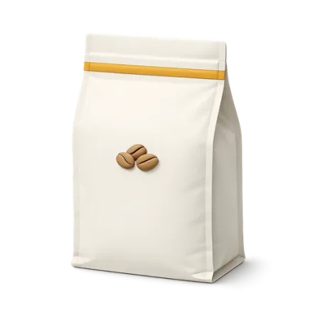 A bag of coffee beans
