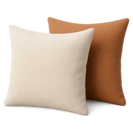 Two decorative cushions
