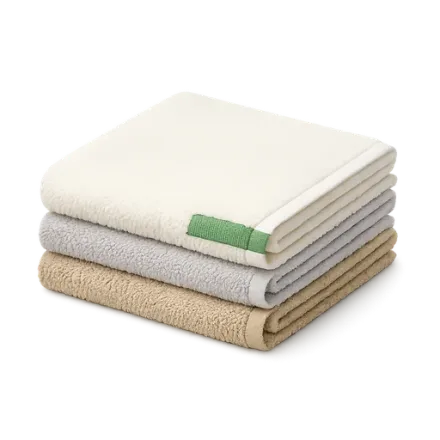 Folded washcloths