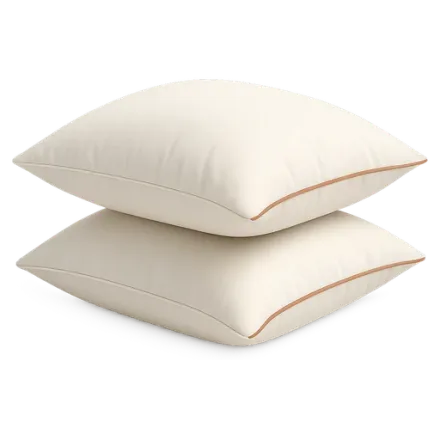 Two plump pillows