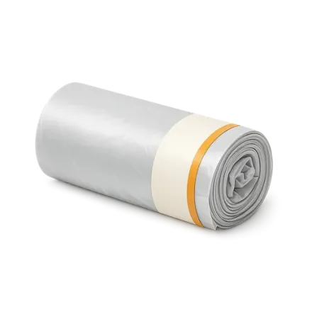 A roll of small bin liners