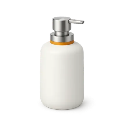 A hand soap dispenser