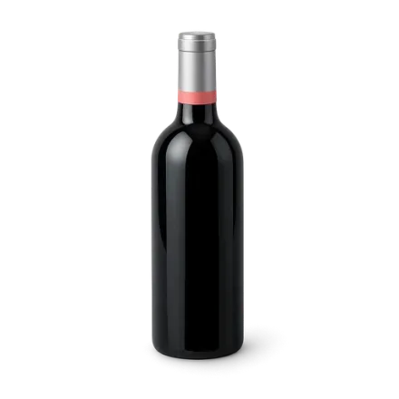 A bottle of red wine